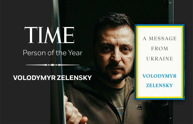 Volodymyr Zelensky was Time's Person of the Year